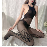 Sexy Sheer Halter Neck Lingerie Body Stockings